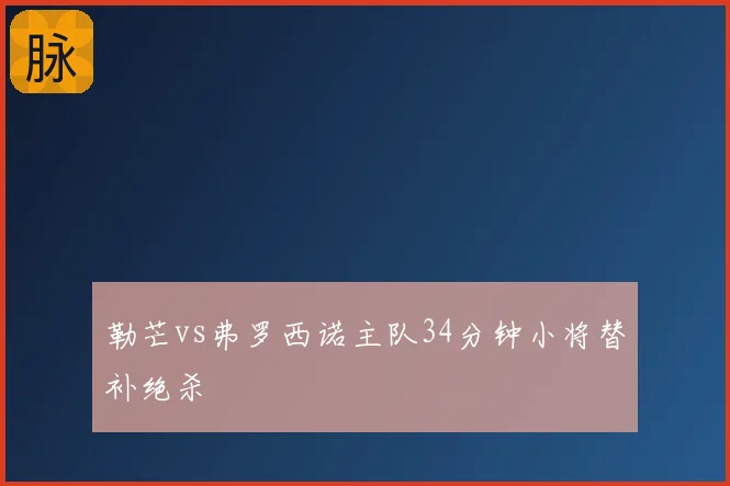 勒芒vs弗罗西诺主队34分钟小将替补绝杀